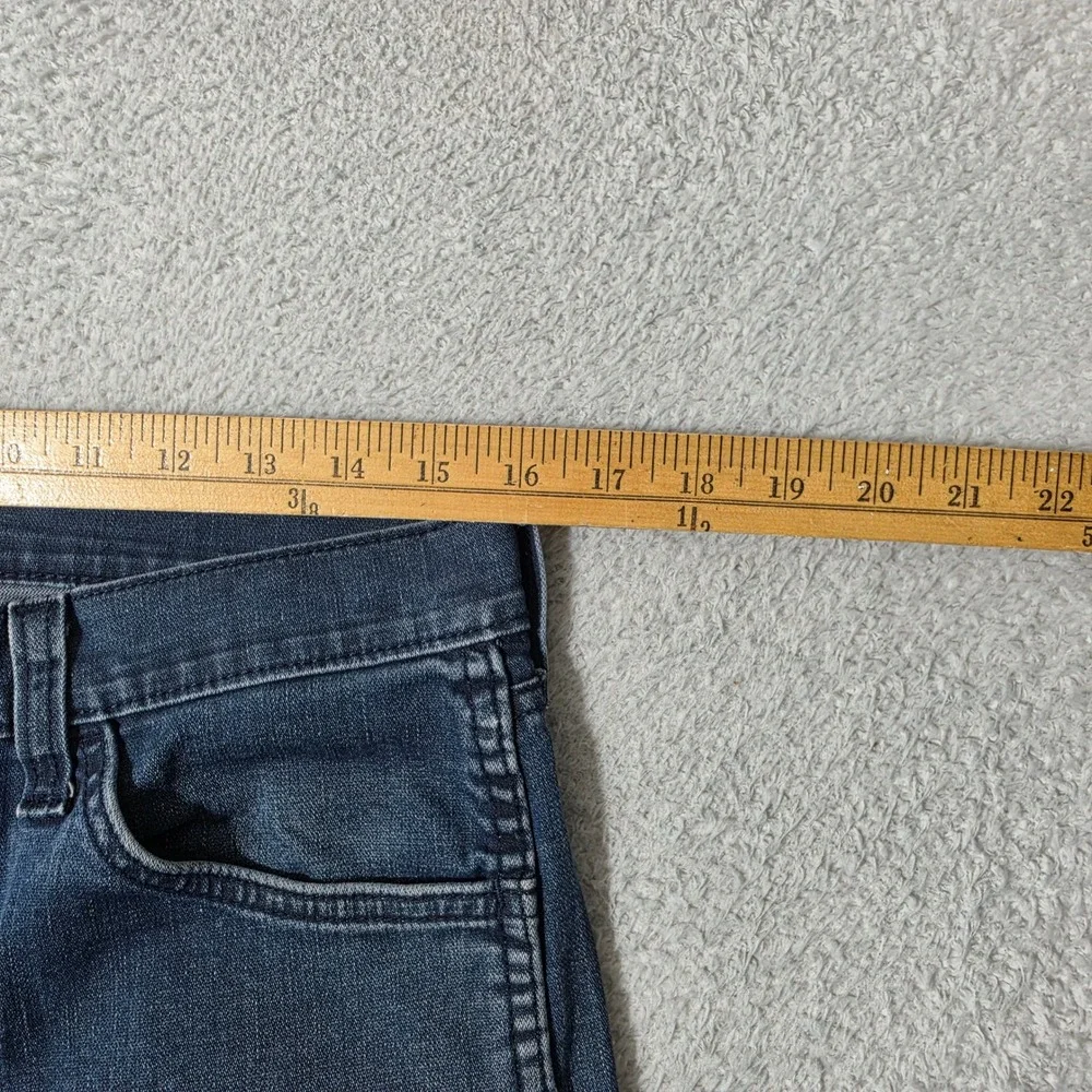 Levi's 513 Slim Straight Jeans Mens 32/30 Blue Stretch Denim Pants